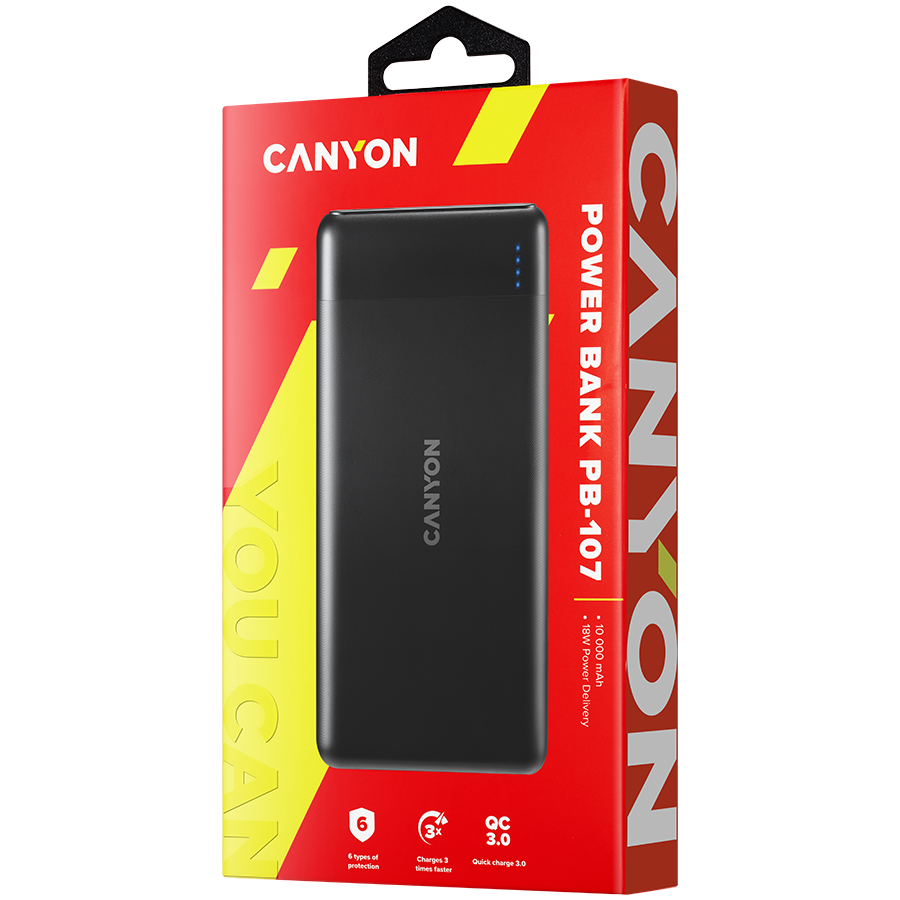 CANYON PB-107 Power bank 10000mAh, CNE-CPB1007B - IMEL - Najveća domaća ...