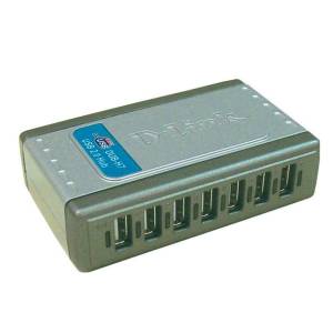 HUB USB D-Link 2.0 DUB-H7; 7-portni