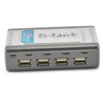 HUB USB D-Link 2.0 DUB-H4; 4-portni