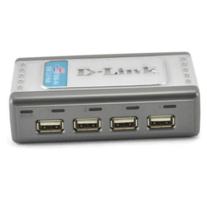 HUB USB D-Link 2.0 DUB-H4; 4-portni