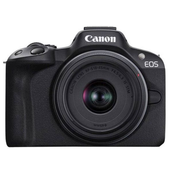 Fotoaparat CANON R50 RFS18-45 + RFS55-210 IS STM