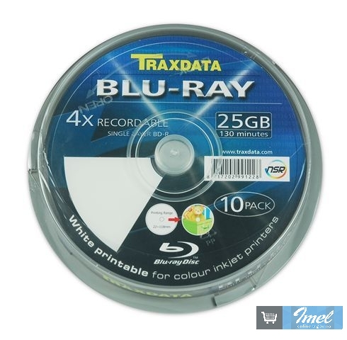 BR TRAXDATA PRINTABLE 25GB 4X CAKE10