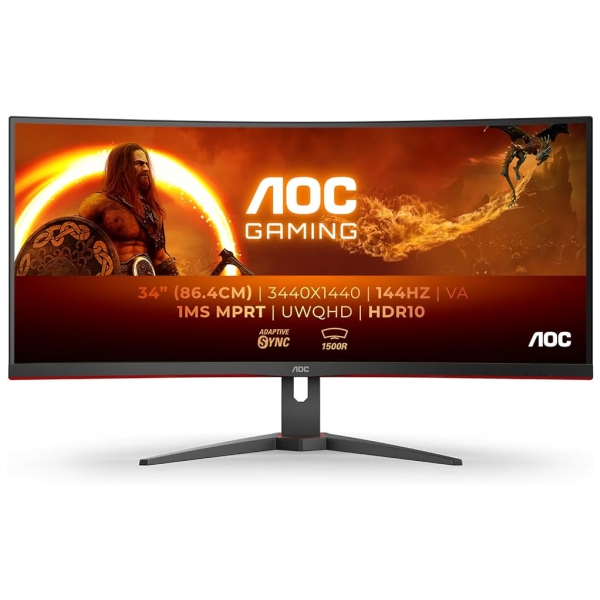 Monitor 34" AOC CU34G2XE/BK