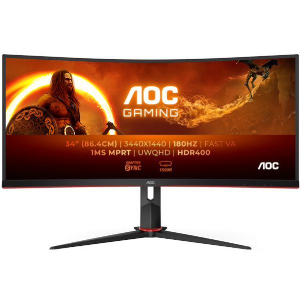 Monitor AOC Gaming CU34G2XP 34” Curved VA