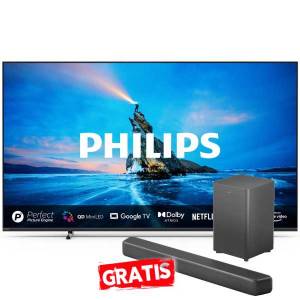 TV Philips 55" 4K Quantum Dot MiniLED Google TV, 5