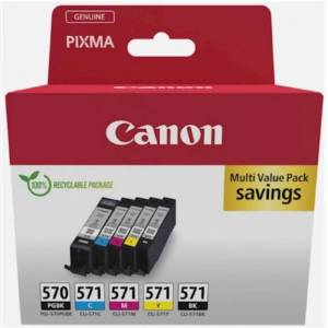 TINTA CANON PGI570/CLI571PGBK/C/M/Y/BK KOMPLET