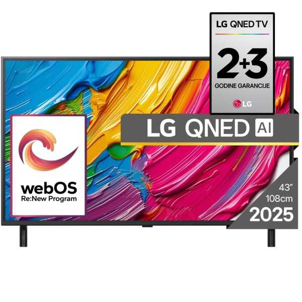 TV LG 43" QNED 43QNED80A3A