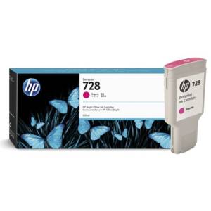 Tinta HP Magenta 728 300ml; F9K16A