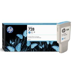 Tinta HP Cyan 728 300ml; F9K17A