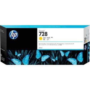 Tinta HP Yellow 728 300ml; F9K15A