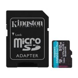 Kingston microSD 512GB Canvas GoPlus, SDCG4/512GB