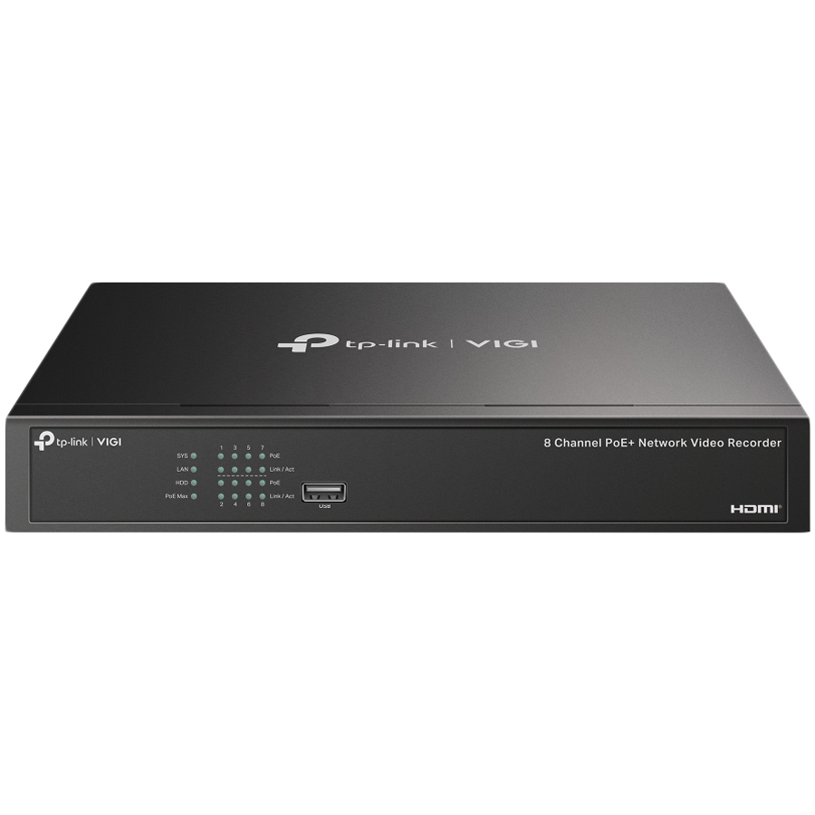 Network Video Recorder 8 Channel PoE+; VIGI NVR100