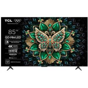 TV TCL 85" C6K 4K QD-Mini LED Google TV; 85C6K