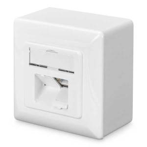 UTIČNICA 2XRJ45 NADZIDNA Cat6E DN-9006-N