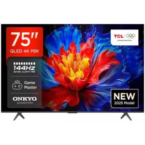TV TCL 75" P8K 4K QLED Google TV; 75P8K