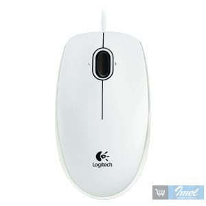 Miš Logitech Corded B100; 910-003360 bijeli