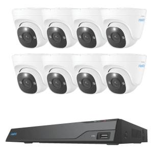 Snimač + 8 kamera Reolink NVR NVS16-12MD8; PS6KD01