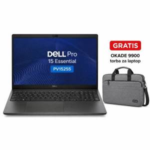 Laptop Dell Pro 15 Essential PV15255, 15.6" FHD; P