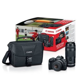 Fotoaparat CANON R100 + RFS18-45+RF75-300