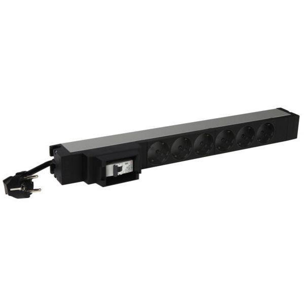 NAPOJNI PANEL ZA RACK 6 MJ. SA OSIGURACEM 16A 646