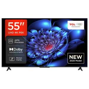 TV TCL 55" P6K 4K (55V6C) Google OS; 55P6K