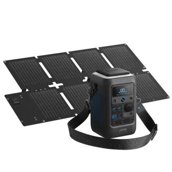 Energetska stanica Anker SOLIX C300X DC + PS60 prenosivi solarni panel