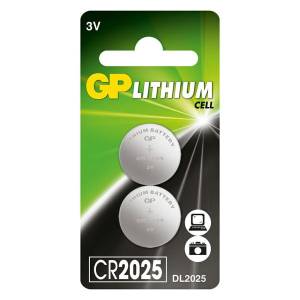 Baterija GP CR2025-2CPU2; GPPBL2025153