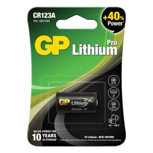 Baterije GP CR123A-U1 Lithium; GPPCL123A136