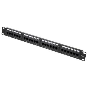 PATCH PANEL MODULARNI PRAZ.24 PORT CRNI TN-PAN24-B