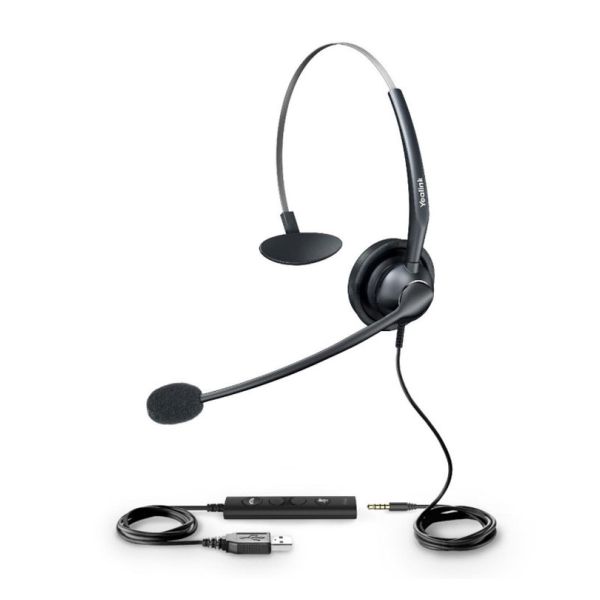 YEALINK SLUSALICE NAGLAVNE JEDNOSTRUKE (STEREO 3,5MM, USB) UH33