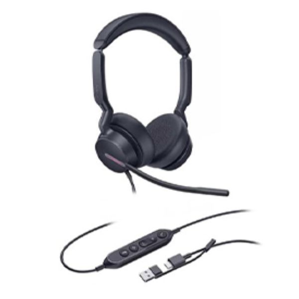 YEALINK SLUSALICE NAGLAVNE DUAL TEAMS (USB C/A) UH46