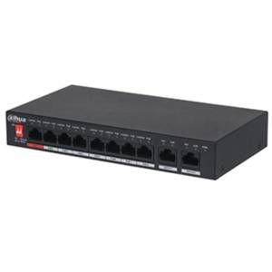 SWITCH POE 8 PORT 10/100 + 2 UPLINK DAHUA  PFS3010-8ET-96