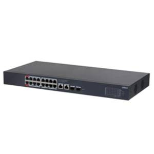 SWITCH POE 16 PORT GIGABIT DESKTOP + 2SFP/RJ45GB  DAHUA  DH-CS4220-16GT-135
