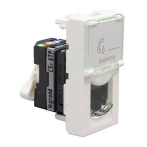 LEGRAND MOSAIC UTICNICA RJ45 CAT6A UTP 1M - 076571
