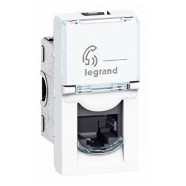 LEGRAND MOSAIC UTICNICA RJ11 4 - KONTAKTA 2M - 078731
