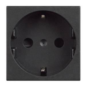 LEGRAND CLASSIA UTICNICA 2P+E 16A SA DJEC. ZAST. CRNA 2M   RG4141