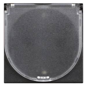 LEGRAND CLASSIA UTICNICA 2P+E 16A SA DJEC. ZAST. CRNA SA POKLOPCEM 2M   RG4