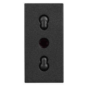 LEGRAND CLASSIA UTICNICA 2P+E 10/16A SA ZAST. KONT. CRNA 1M   RG4180