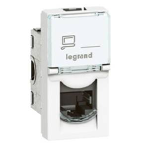 LEGRAND MOSAIC UTICNICA RJ45 CAT6 UTP 1M ANTIBAKTERIJKI - 076581