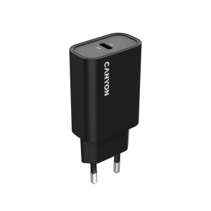 Punjač CANYON 30W Black CNE-CHA30CLB