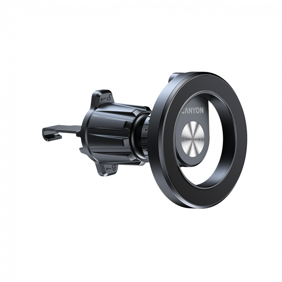Držač za mobitel CANYON Magnetic OnGrip 12 suction + air vent Black