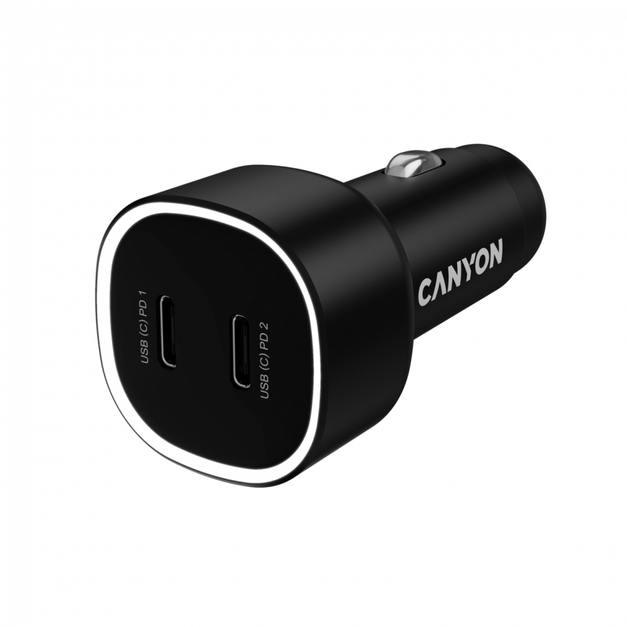 Punjač CANYON za auto 60W CNE-CCABR3CC