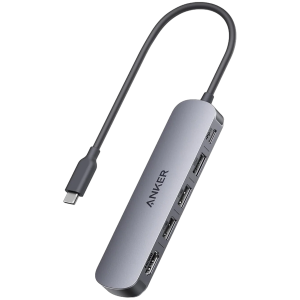Hub Anker USB-C (5-in-1, 4K HDMI) Gray A8357HA0