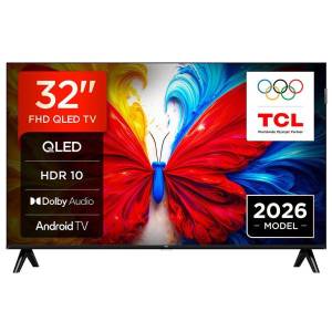 TV TCL 32" FHD QLED Android TV; 32S5L