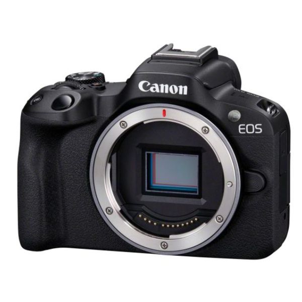 Fotoaparat CANON R50 BK+RF-S18-45+RF75-300; 5811C150BA