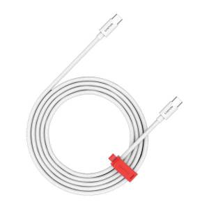 Kabal CANYON USB-C to USB-C 100W Braided 2m White