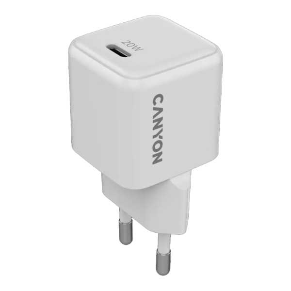 Punjač CANYON 20W White CNS-CUW20C