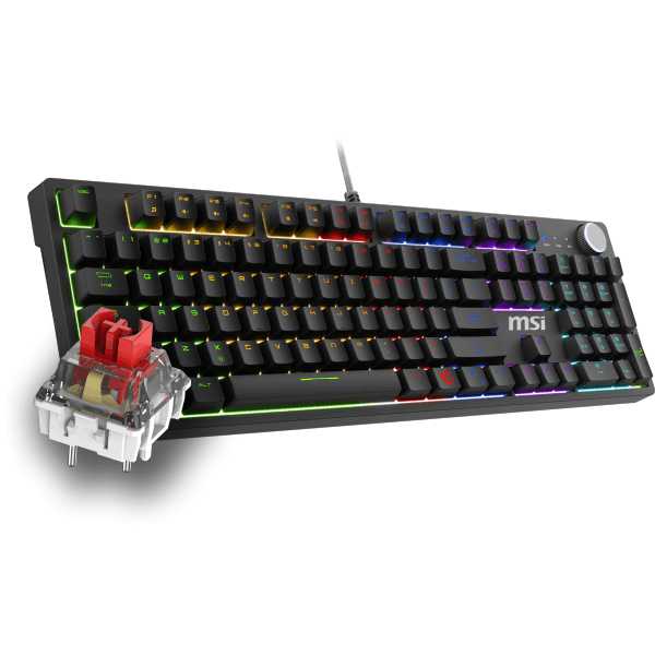 Mehanička tastatura MSI FORGE GK320 RED US