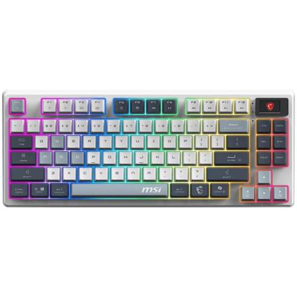 Mehanička tastatura MSI FORGE GK600 TKL W SKY US
