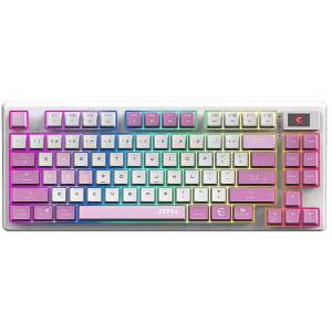 Mehanička tastatura MSI FORGE GK600 TKL W VIOLET US